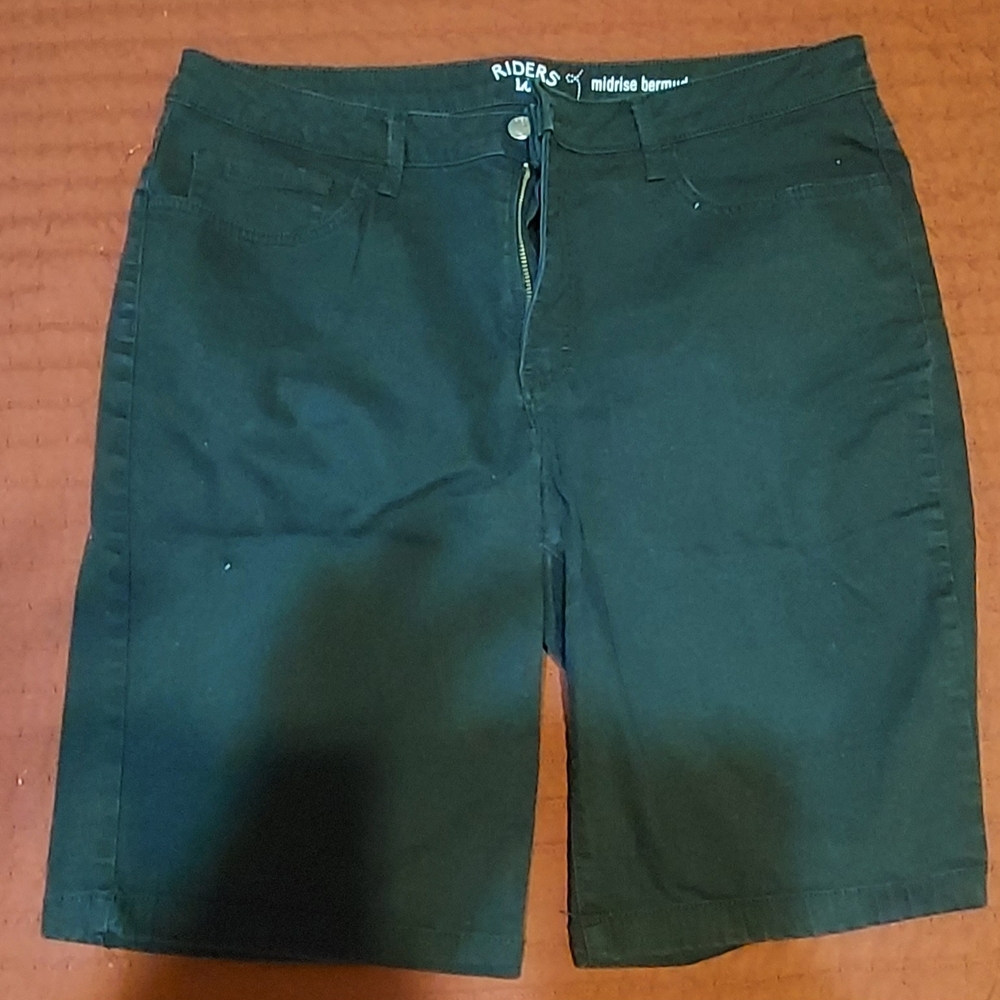 Lee Black Bermudas Classic Cotton Shorts